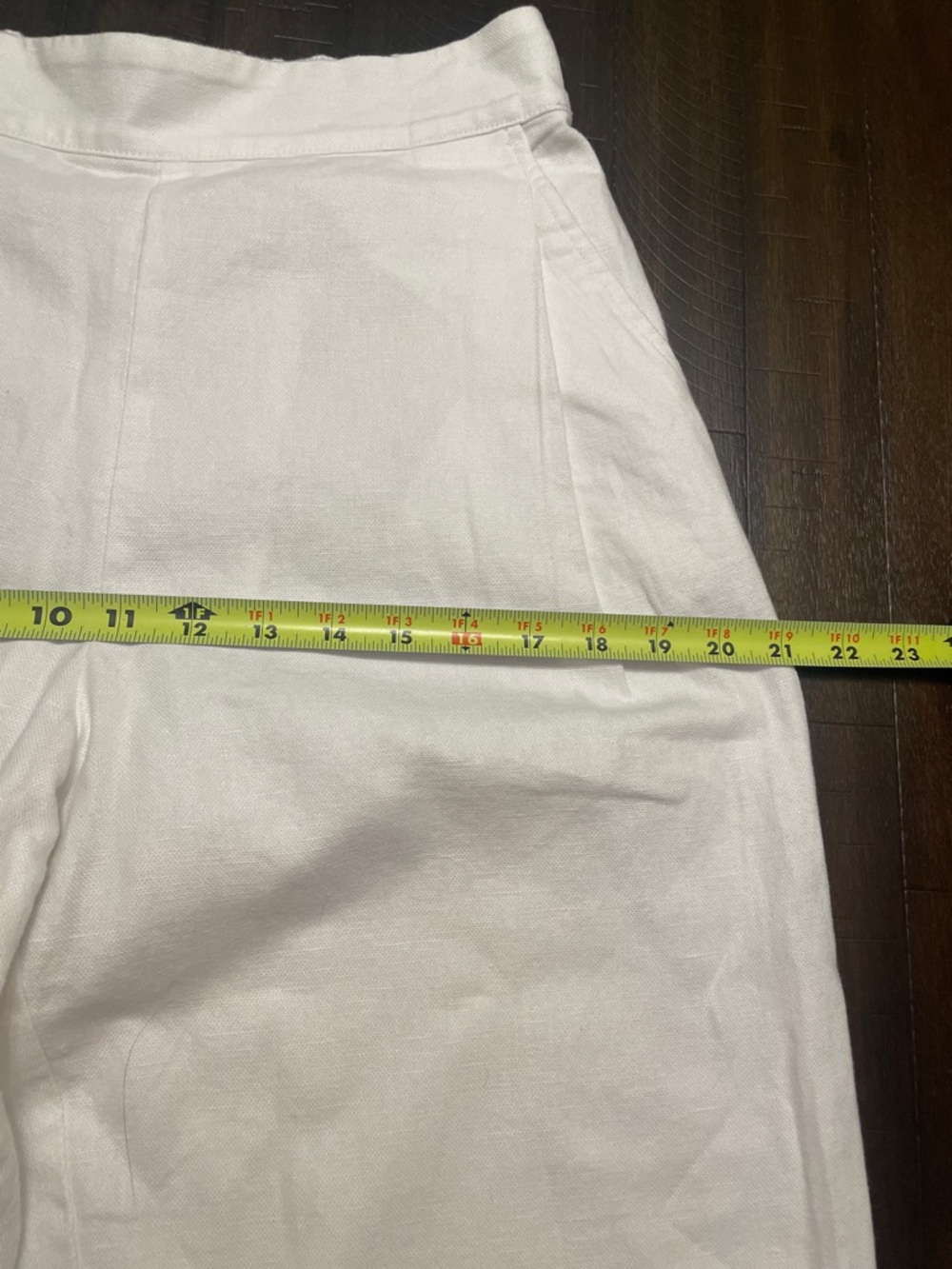 Madewell White Wide-Leg Linen-Blend Pants - Picture 8 of 10